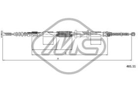 METALCAUCHO 81314 - CABLE FRENO BRAVA 1,6-1,8-DS ANTISKID