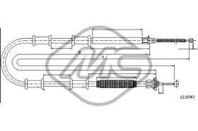 METALCAUCHO 81389 - CABLE FRENO DOBLO (152) MAXI PANORAM