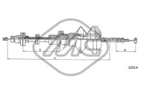 METALCAUCHO 81419 - CABLE ACELERADOR UNO45 MOT. FIRE