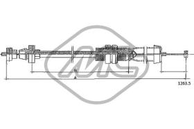 METALCAUCHO 81472 - CABLE ACELERADOR DUNA 60 - 70