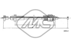 METALCAUCHO 81475 - CABLE ACELERADOR TEMPRA 1,4 - 1,6 CARB