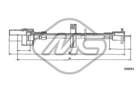 METALCAUCHO 81718 - CABLE CUENTAKILOMETROS TRANSIT MM.?255