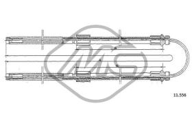 METALCAUCHO 81767 - CABLE FRENO TRANSIT 80-120