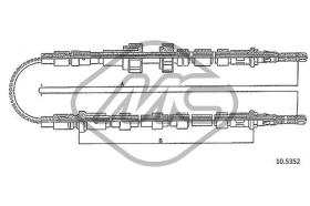 METALCAUCHO 81781 - CABLE FRENO ESCORT ALL