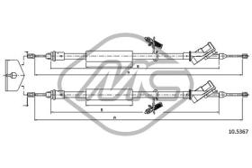 METALCAUCHO 81828 - CABLE FRENO FOCUS IIALL (DRUM BRAKE)