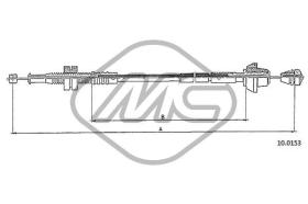 METALCAUCHO 81904 - CABLE ACELERADOR FIESTA 1,1I