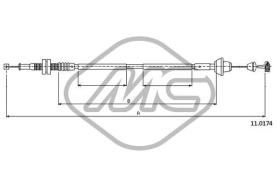 METALCAUCHO 81909 - CABLE ACELERADOR ESCORT 1,4I