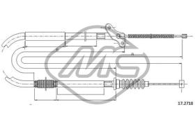 METALCAUCHO 82018 - CABLE FRENO TROOPER LWB SX-LH