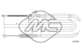 METALCAUCHO 82019 - CABLE FRENO TROOPER SWB DX-RH