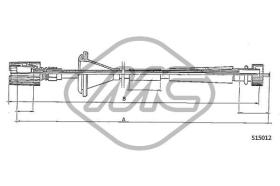 METALCAUCHO 82081 - CABLE CUENTAKILOMETROS Y 10 ALL EXC. 4