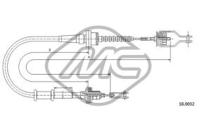 METALCAUCHO 82288 - CABLE EMBRAGUE PULSAR-200SX (SR20DE)