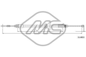 METALCAUCHO 82368 - CABLE FRENO PRIMASTAR ALL ANT.-FRONT