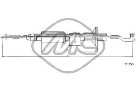 METALCAUCHO 82380 - CABLE EMBRAGUE ASCONA C ALL