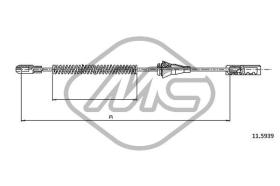 METALCAUCHO 82545 - CABLE FRENO VECTRA 2,0TD (DRUM BRAKE)