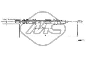 METALCAUCHO 82934 - CABLE EMBRAGUE MASTER PR/AR