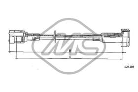 METALCAUCHO 82980 - CABLE CUENTAKILOMETROS MASTER T/AV 5 S