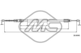 METALCAUCHO 83074 - CABLE FRENO TWINGO ALL C/ABS DX/SX-R