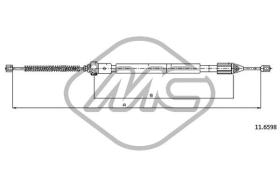 METALCAUCHO 83082 - CABLE FRENO CLIO 1,216V C/ABS SX-LH