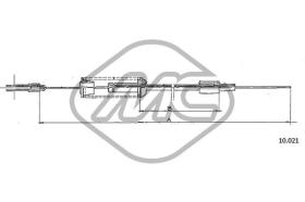 METALCAUCHO 83134 - CABLE ACELERADOR R 4- R 4 CARGO (1120