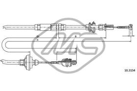 METALCAUCHO 83231 - CABLE EMBRAGUE CORDOBA 1,6-1,8 TDS 90C