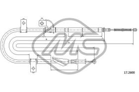 METALCAUCHO 83304 - CABLE FRENO FORESTERALL 2,0 DX-RH