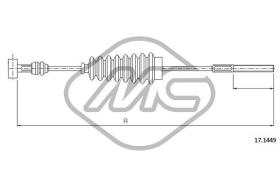 METALCAUCHO 83507 - CABLE FRENO COROLLA AE100/1-CE100-EE10