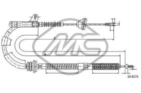 METALCAUCHO 83574 - CABLE FRENO 940-960 ALL SX-LH