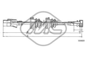 METALCAUCHO 83650 - CABLE CUENTAKILOMETROS GOLF 1,1 - 1,3