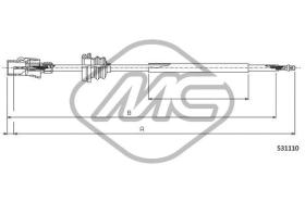 METALCAUCHO 83652 - CABLE CUENTAKILOMETROS TRANSPORTER 1,6