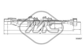 METALCAUCHO 83653 - CABLE CUENTAKILOMETROS GOLF MM.?105
