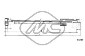 METALCAUCHO 83668 - CABLE CUENTAKILOMETROS DASHER 4 CYL. M