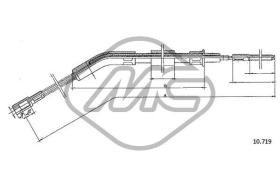 METALCAUCHO 83700 - CABLE FRENO 1500/1600 (TYPE 3)