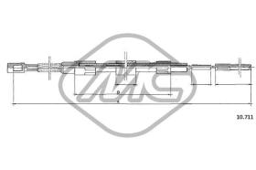 METALCAUCHO 83701 - CABLE FRENO TRANSPORTER DX/SX-RH-LH