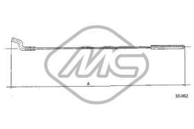 METALCAUCHO 83781 - CABLE ACELERADOR 1200 KAFER