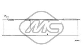 METALCAUCHO 83809 - CABLE ACELERADOR TRANSPORTER 1,7 INJEC