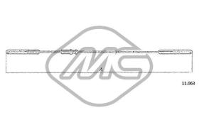 METALCAUCHO 83812 - CABLE ACELERADOR TRANSPORTER 2,0