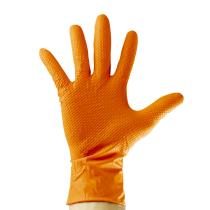 JBM 53551 - GUANTES NARANJAS DESECHABLES DE NIT