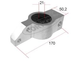 CORTECO 80005075 - CORTECO SILEMB BRAZO SUSP VW IZQUIERDO