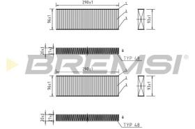 BREMSI FC0071 - FILTRO POLEN CITROEN BERLINGO