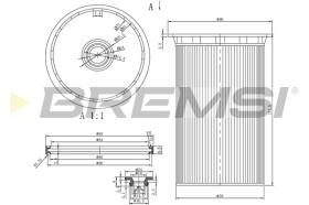 BREMSI FE0341 - FILTRO GASOIL