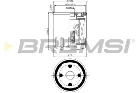 BREMSI FL0030 - FILTRO ACEITE W7058